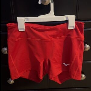 Mizuno Women's Bright Red Athletic Shorts